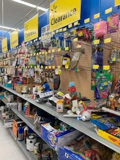 Walmart Clearance aisle