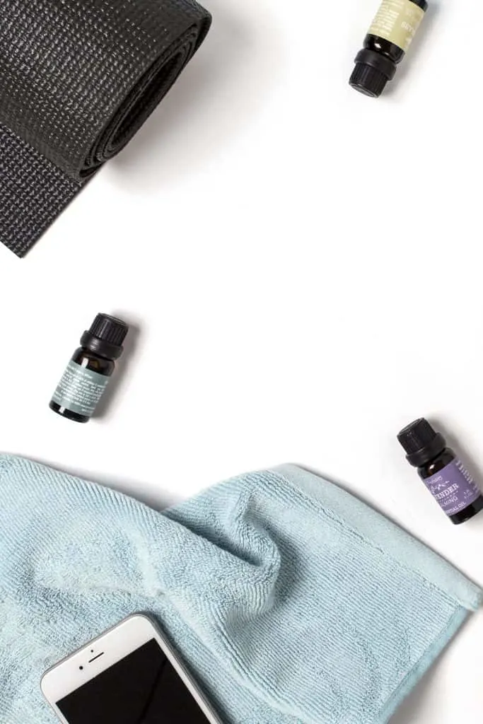using essential oils and working out