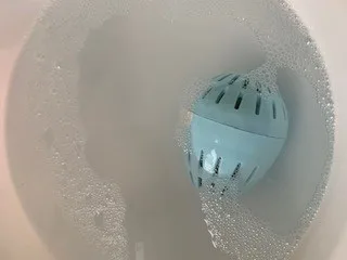 Ecoegg soaking in water