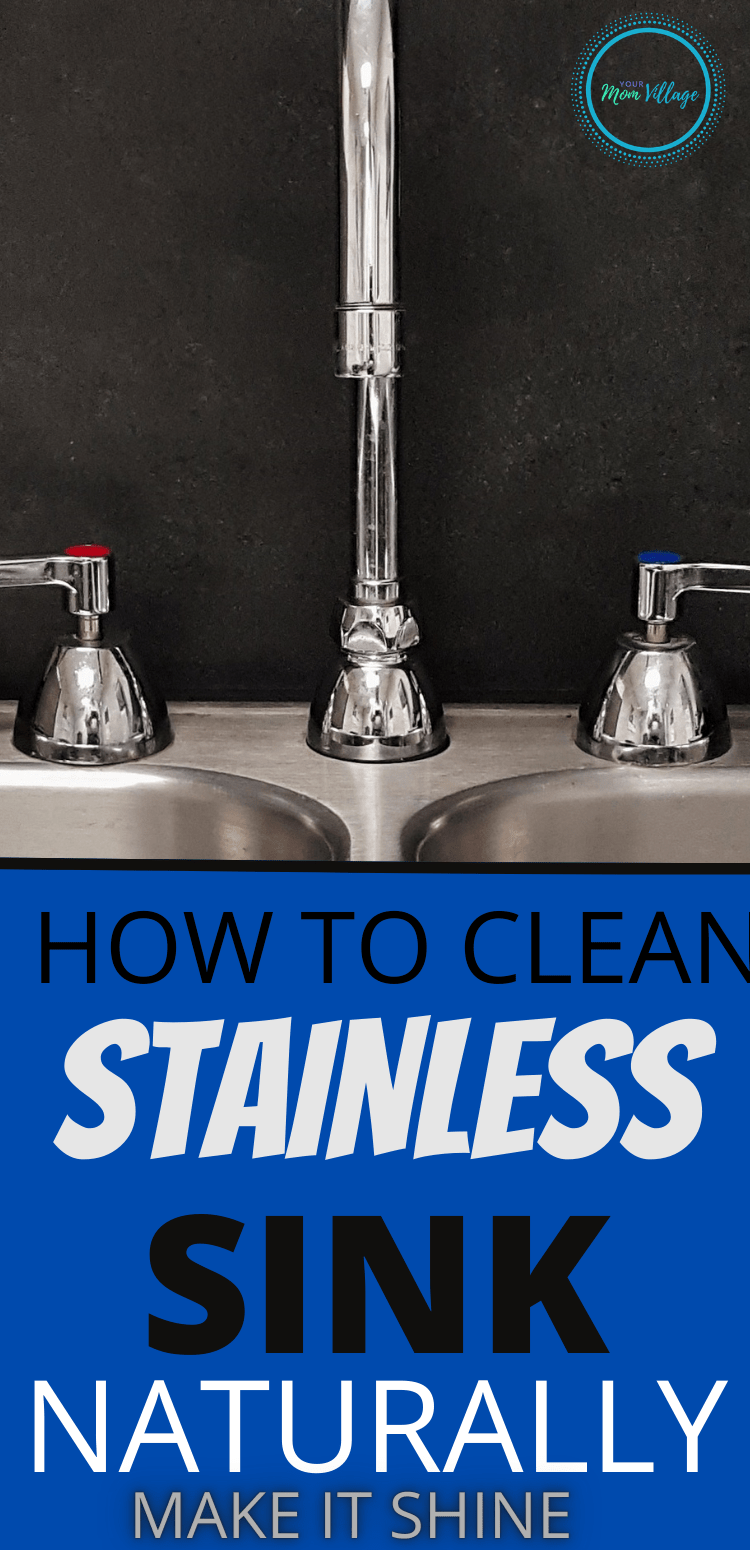 How to clean your stainless steel sink, sanitize it and make it shine