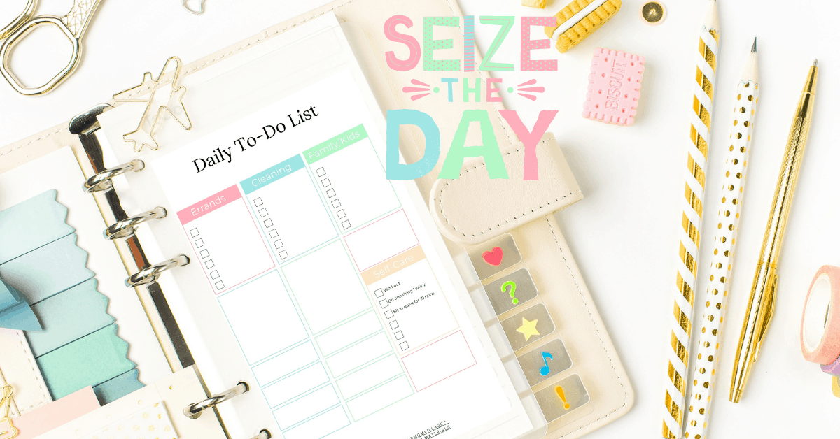 Instantly Transform your day with this productivity printable for Stay at home moms