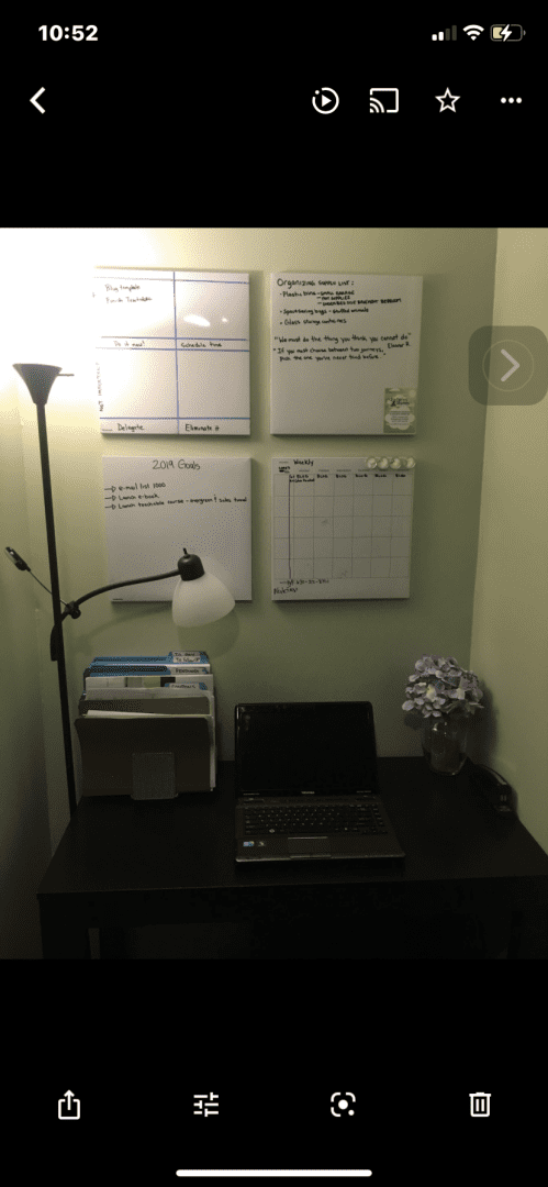 Turning a small bedroom into a comfortable office (teal office ...