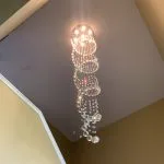 high ceiling chandelier