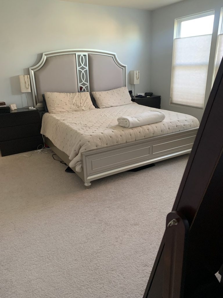 tidy Bedroom with two side tables