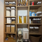 Tall organized pantry