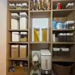 Tall organized pantry