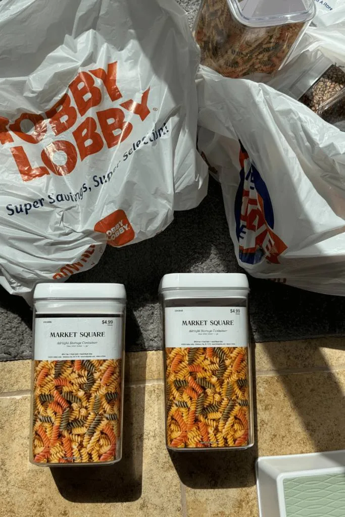 Hobby Lobby Food Storage containers