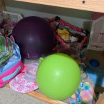 Kids messy playroom
