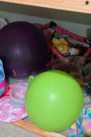 Kids messy playroom