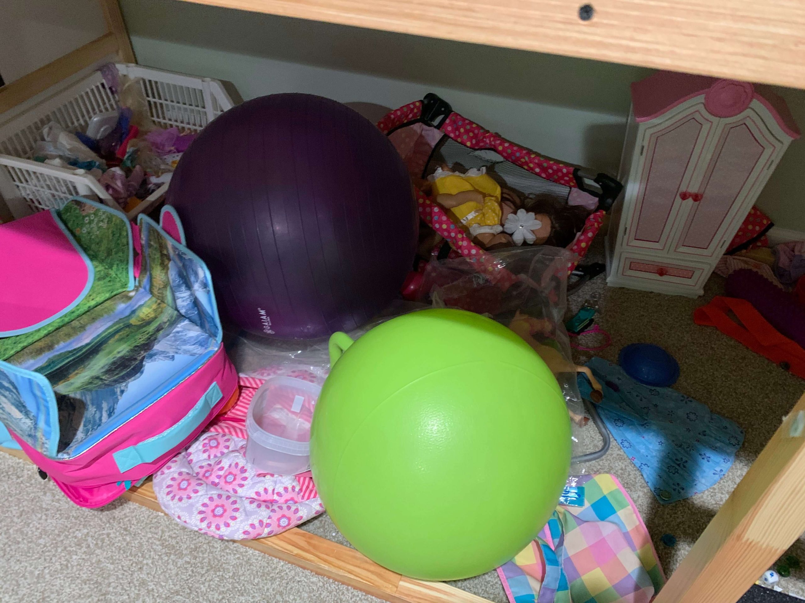 Messy Kids play toys and other items